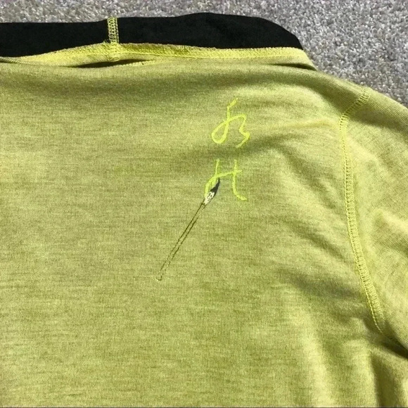 Citron Cardigan Three Point Tree Yellow Ombre - Picture 2 of 8